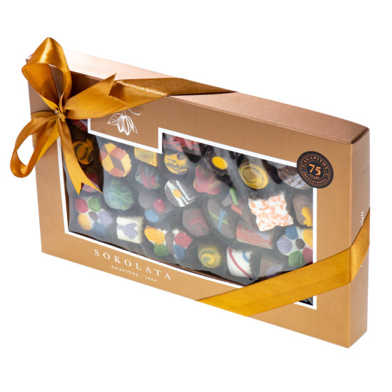 Praline de ciocolată cu figurine de sărbători 420 gr