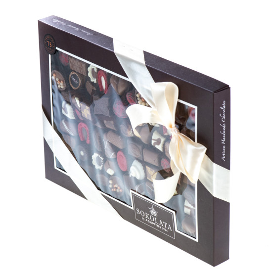 Praline asortate de ciocolată clasice 420 gr