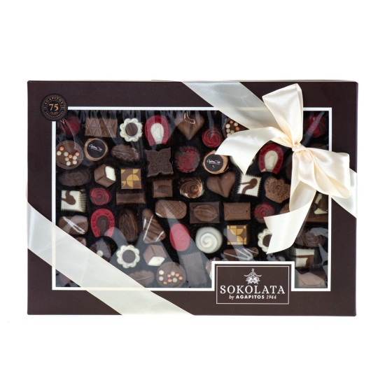 Praline asortate de ciocolată clasice 420 gr