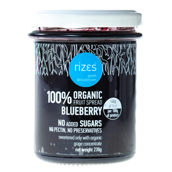 Gem de afine fără zahăr BIO 230 gr