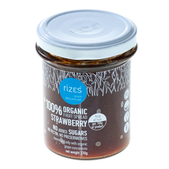 Gem de căpșuni fără zahăr BIO 230 gr