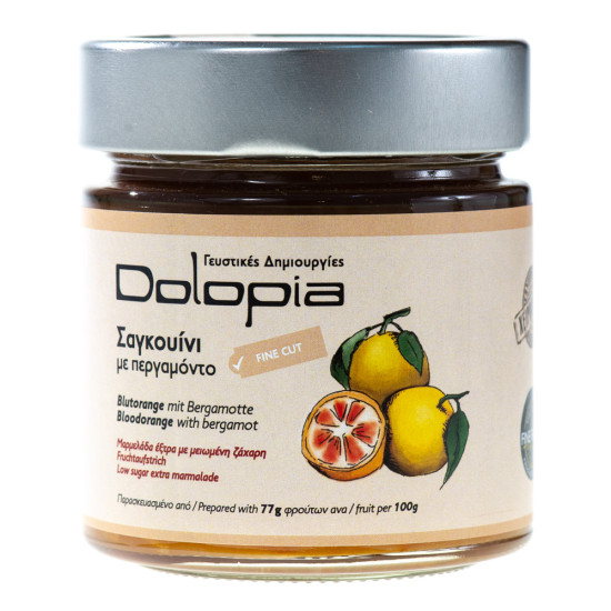 Gem de portocale roșii și bergamotă 280 gr