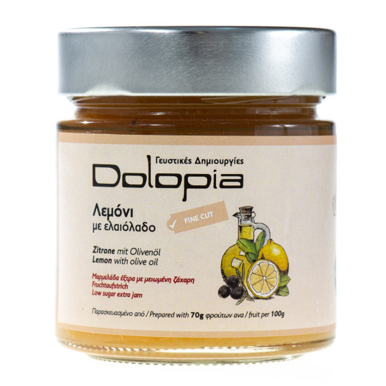 Gem de lămâie cu ulei de măsline 280 gr