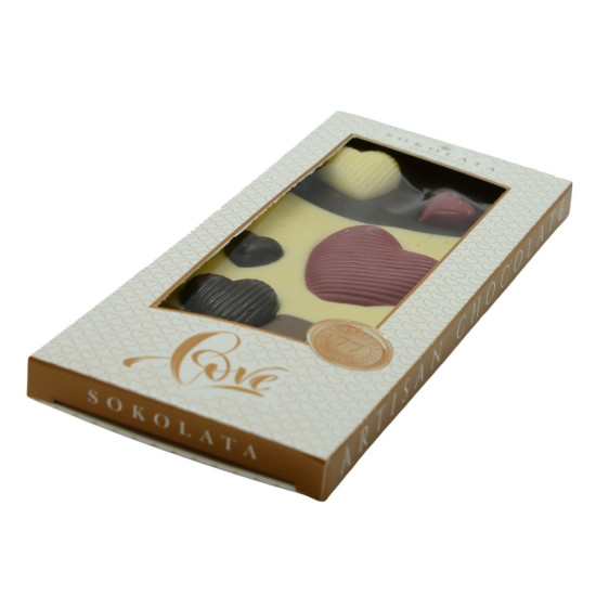 Ciocolata 2D Inimioare
