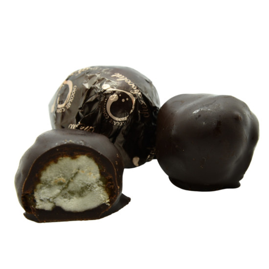 Castane în ciocolată neagră 100gr