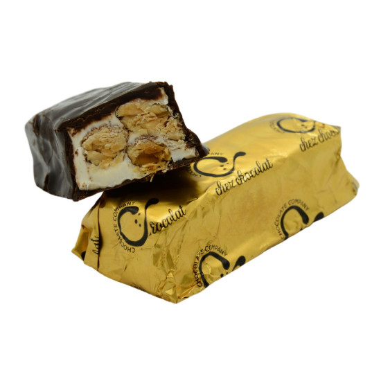 Ciocolată neagră cu nuga 100gr