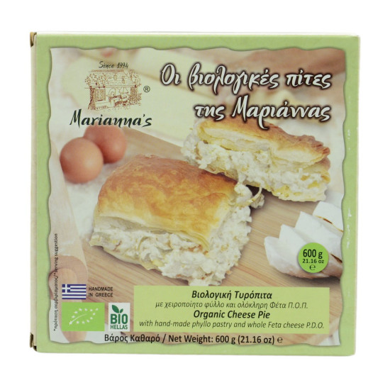 Plăcintă Bio cu brânză Feta 600gr
